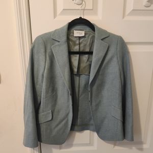 Akris light blue work blazer